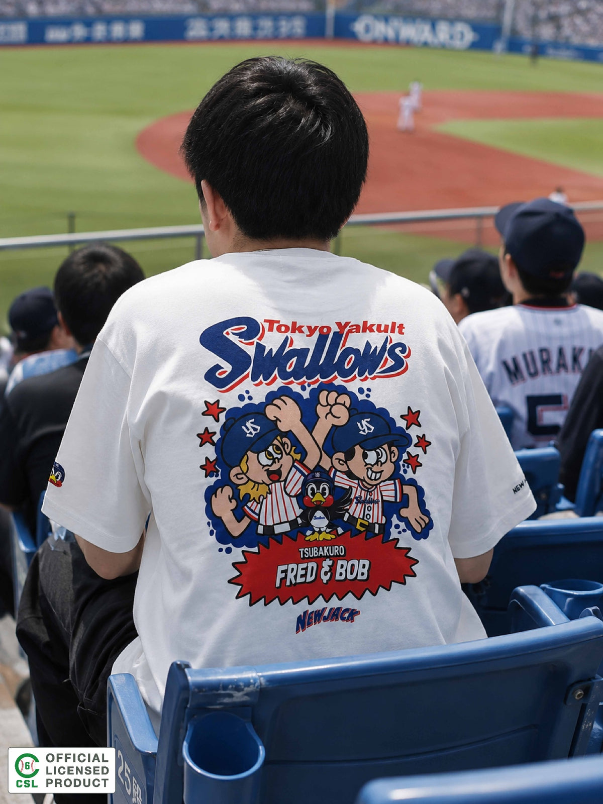 NEW JACK 東京ヤクルトスワローズモデルTシャツ-2026C (NJY262-2346)