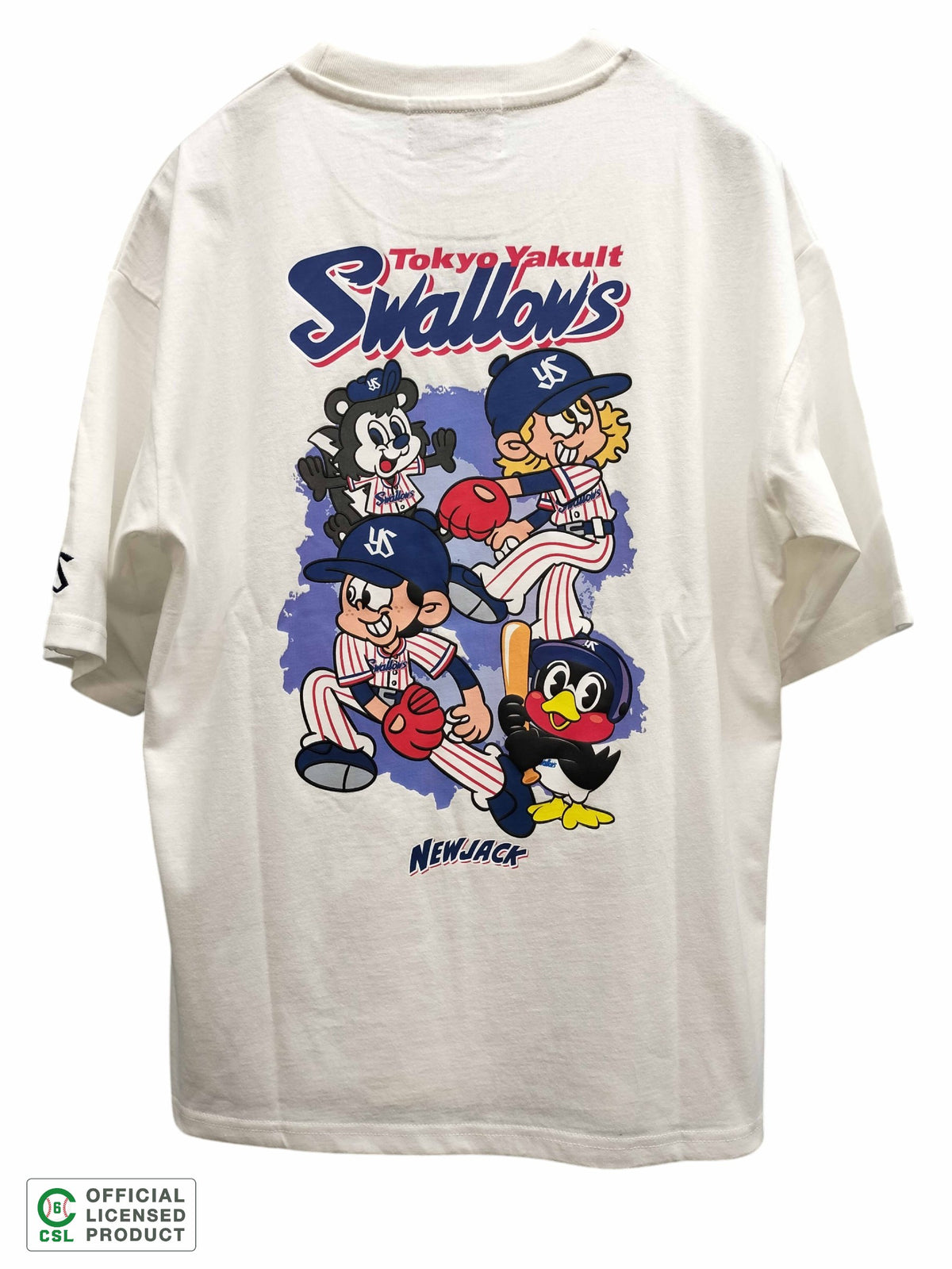 NEW JACK 東京ヤクルトスワローズモデルTシャツ-2026A (NJY262-2846)