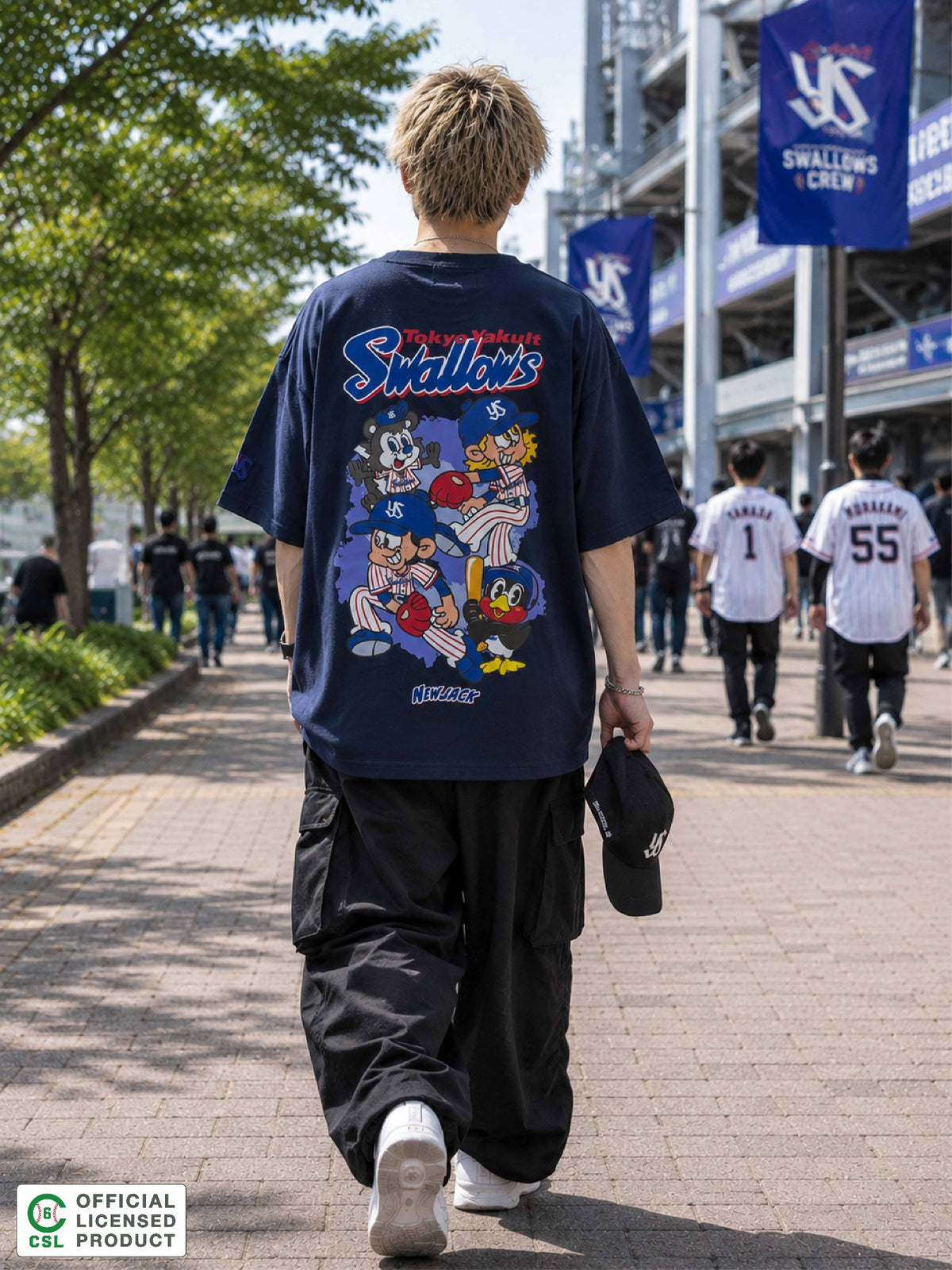 NEW JACK 東京ヤクルトスワローズモデルTシャツ-2026A-2 (NJY262-2896)