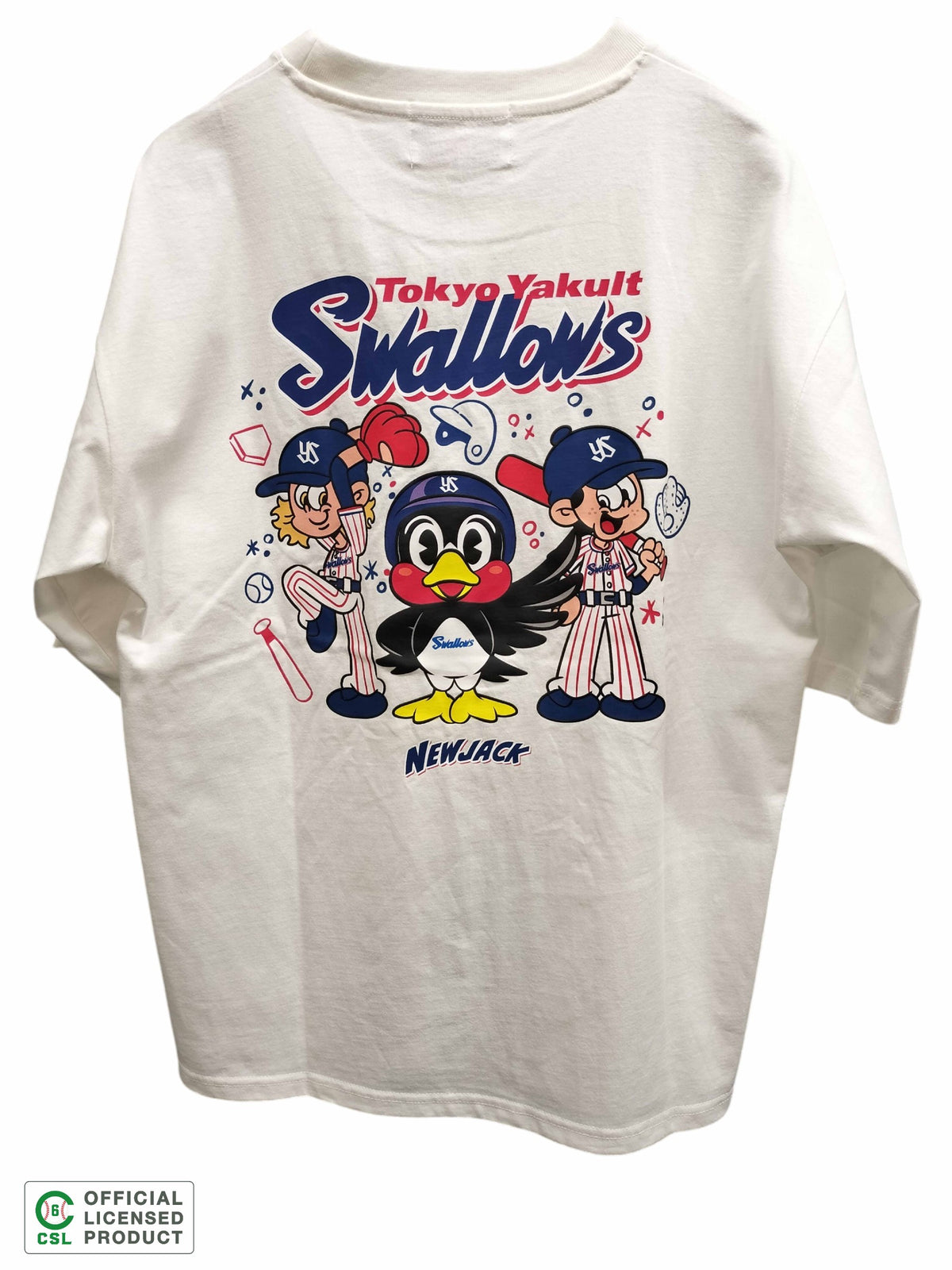 NEW JACK 東京ヤクルトスワローズモデルTシャツ-2026B (NJY262-2946)