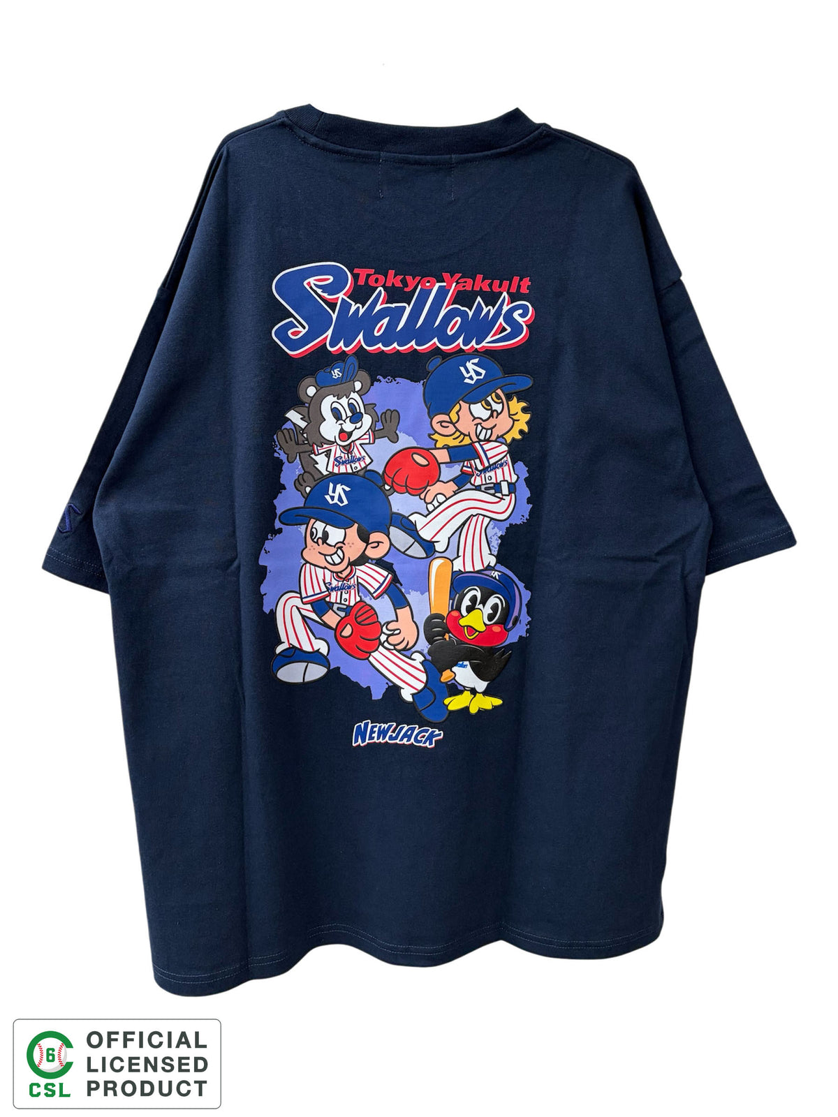 NEW JACK 東京ヤクルトスワローズモデルTシャツ-2026A-2 (NJY262-2896)