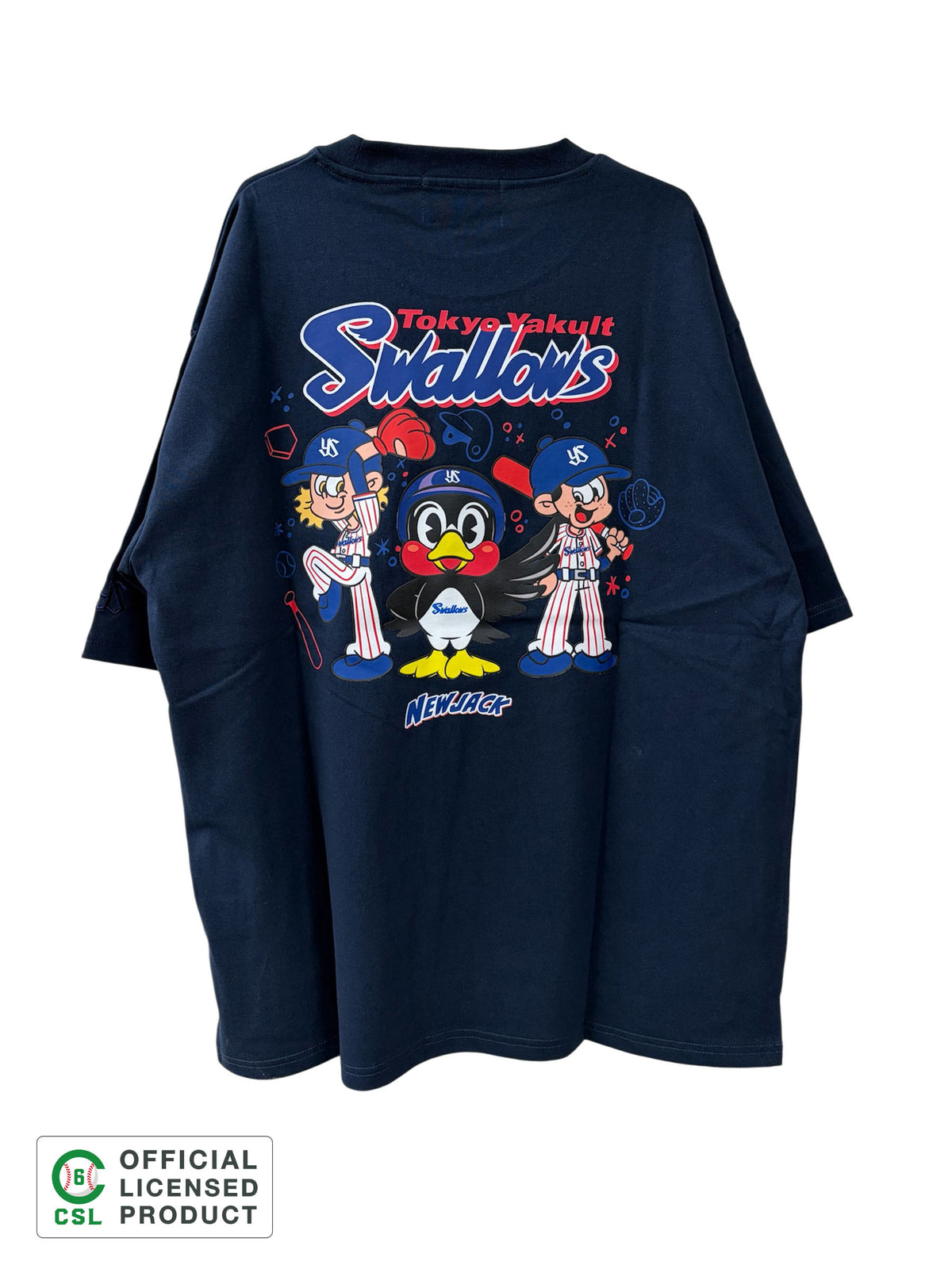 NEW JACK 東京ヤクルトスワローズモデルTシャツ-2026B-2 (NJY262-2996)