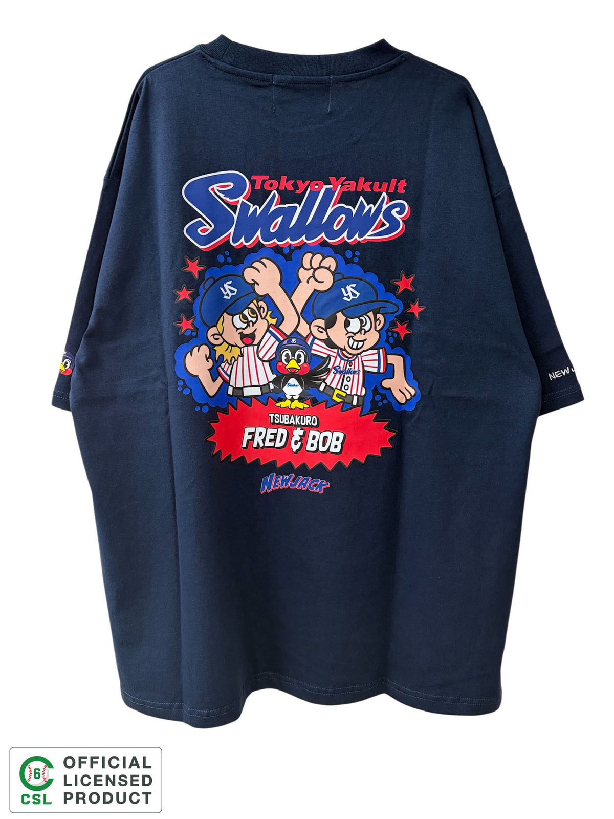 NEW JACK 東京ヤクルトスワローズモデルTシャツ-2026C (NJY262-2346)