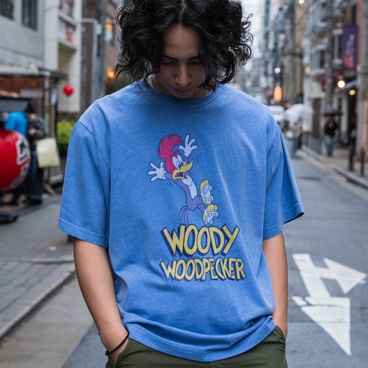 WOODY WOODPECKER フロントプリント半袖Tシャツ(WP252-5906)