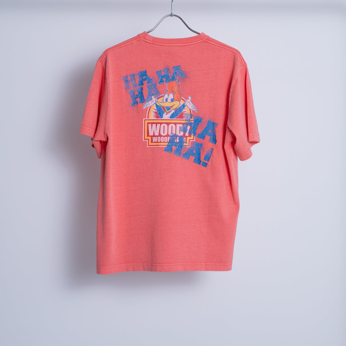 WOODY WOODPECKER バックウッディHAHAプリント半袖Tシャツ(WP252-5926)