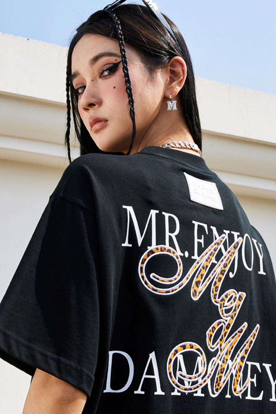 MEDM Leopard Long Tee