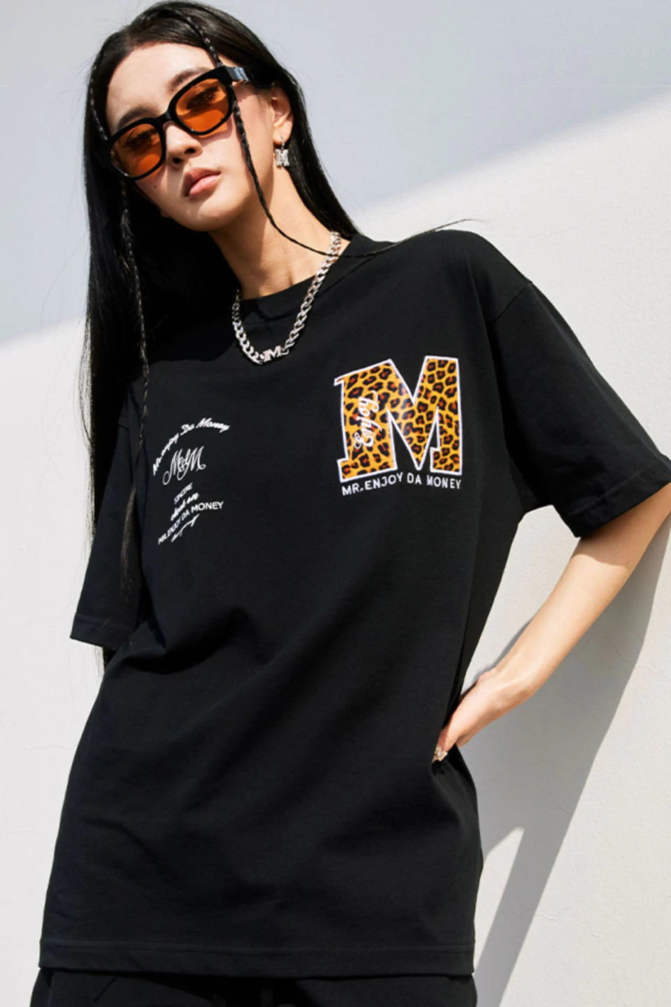 MEDM Leopard Long Tee