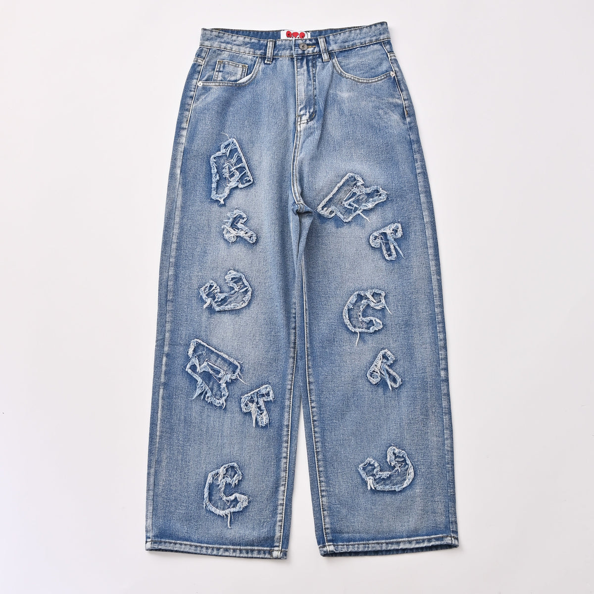 デニムアップリケデニム