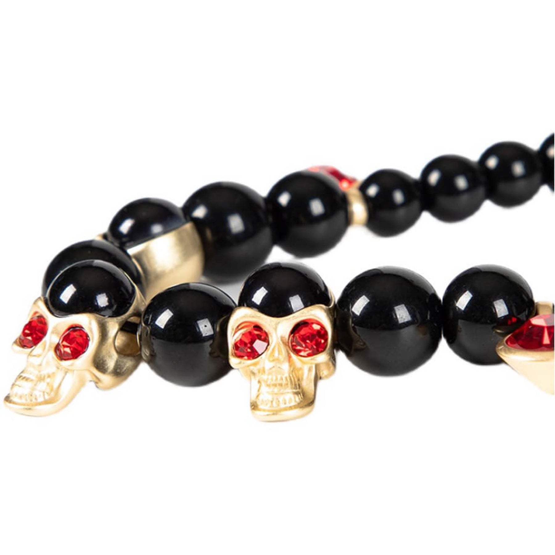 Evae Black Pearl Skull Neck Lace