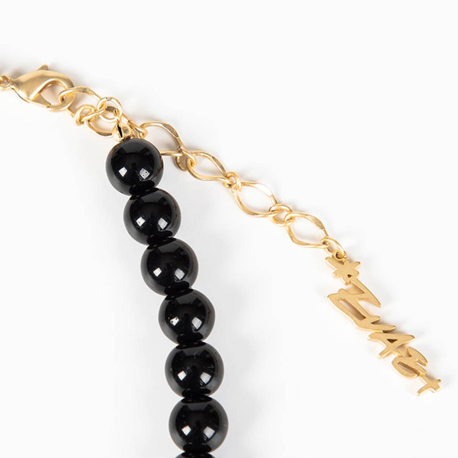 Evae Black Pearl Skull Neck Lace