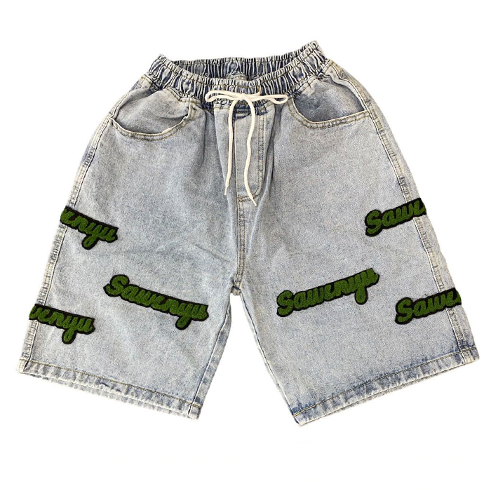 EMBROIDERY DENIM PANTS