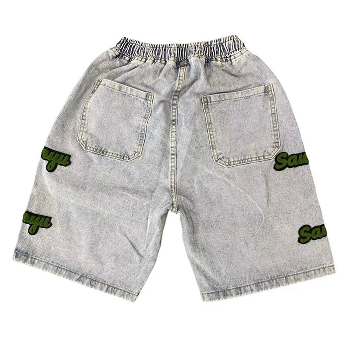 EMBROIDERY DENIM PANTS