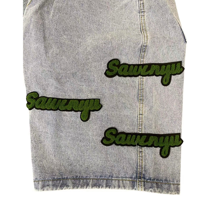EMBROIDERY DENIM PANTS