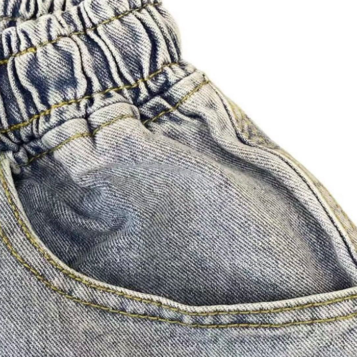 EMBROIDERY DENIM PANTS