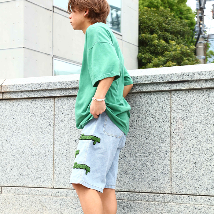 EMBROIDERY DENIM PANTS