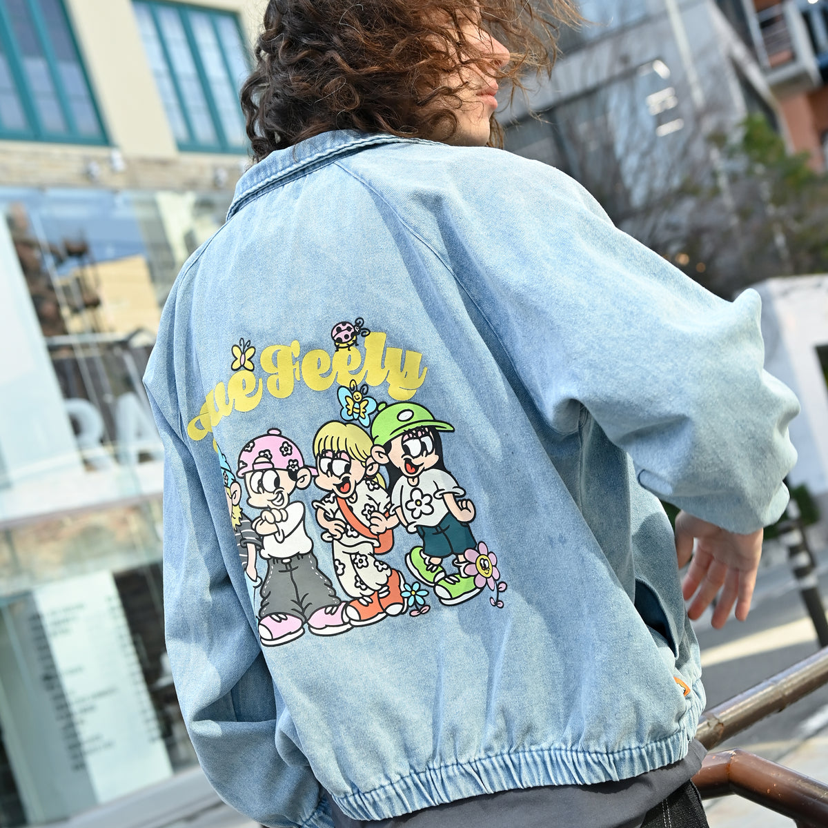 NEW JACK フラワーBoys&Girls襟付デニムアウター（NJ241-2327）