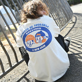 NEW JACK ヘビーウエイトBob＆Fred フェイス長袖Ｔシャツ　(NJ241-2456）