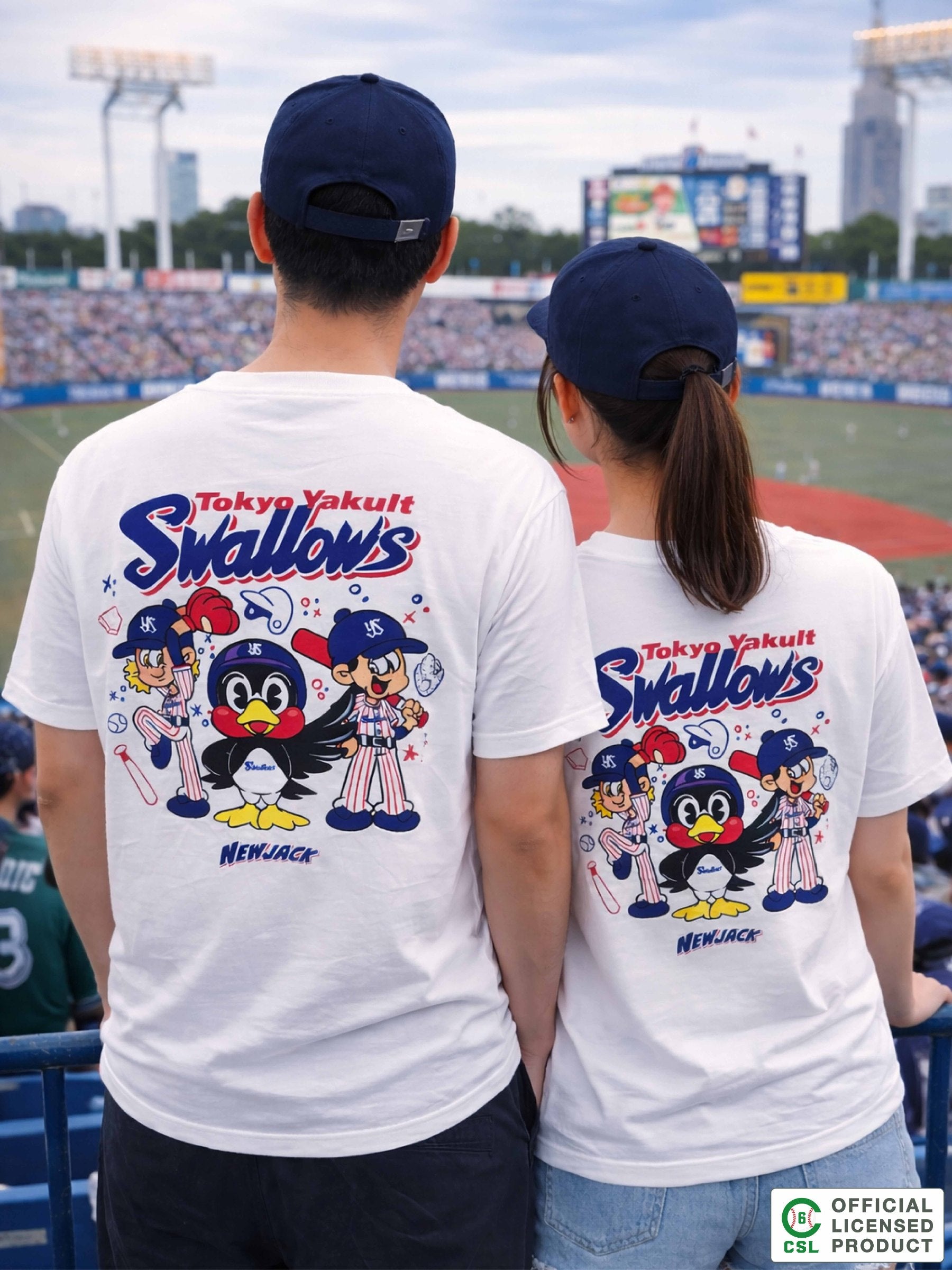 NEW JACK 東京ヤクルトスワローズモデルTシャツ-2026B (NJY262-2946)