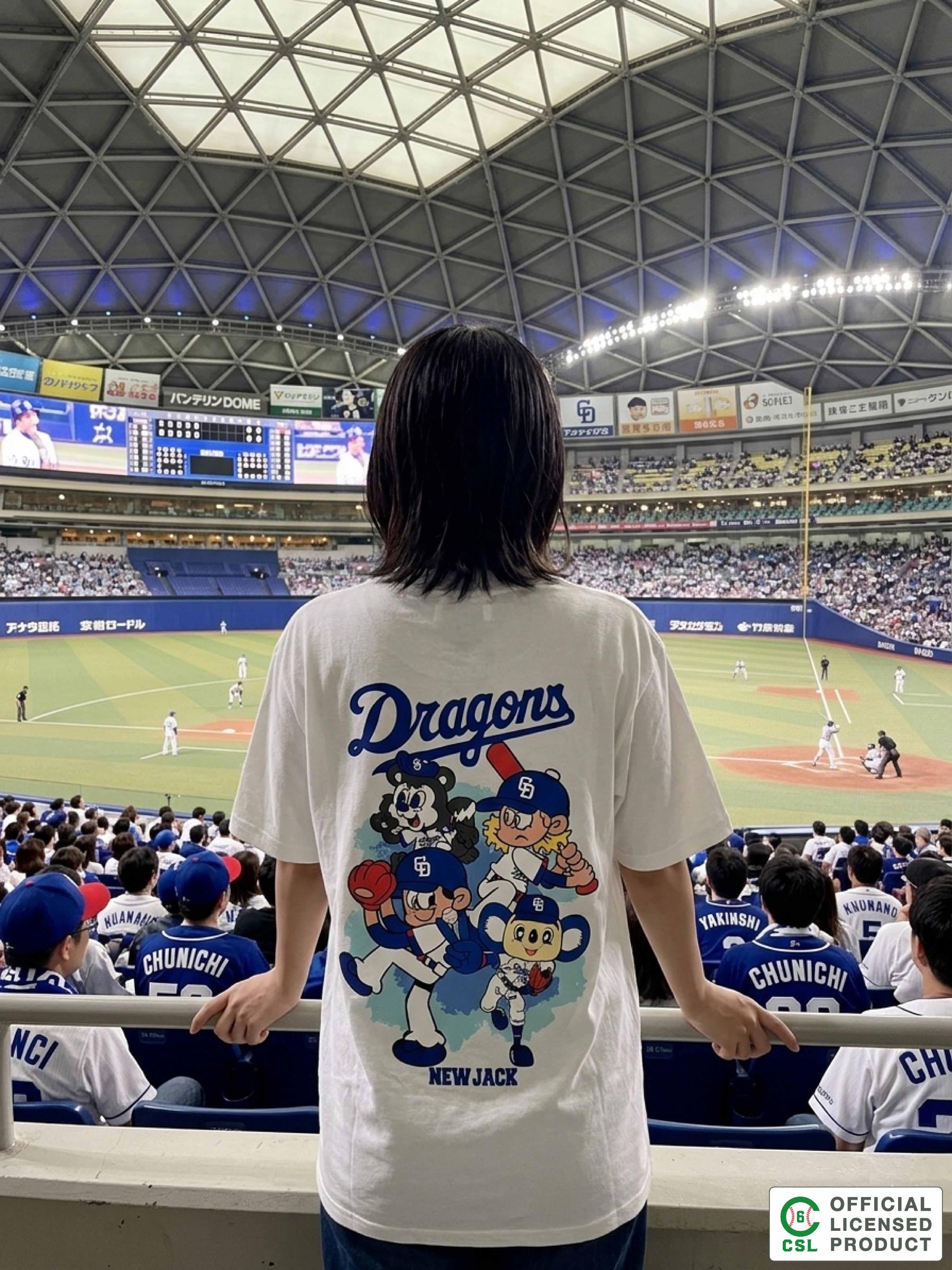NEW JACK 中日ドラゴンズモデルTシャツ-2026A (NJD262-2806)