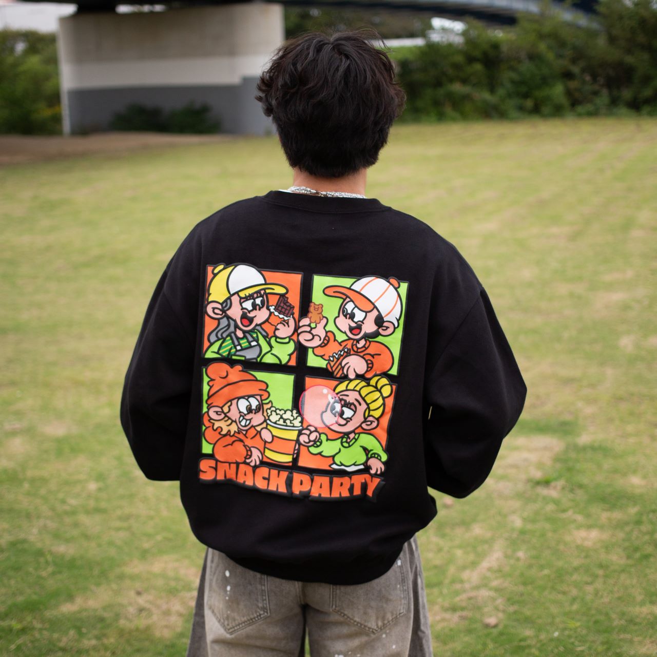 NEW JACK 4人組4コママンガトレーナー（NJ253-2506）