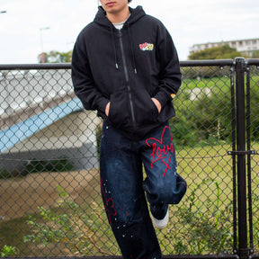 NEW JACK BOB&FREDスプレーロゴフルZIPパーカ（NJ251-2867）