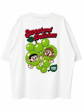 NEW JACK Grapes 相良刺繡 半袖Tシャツ(NJ262-2206)