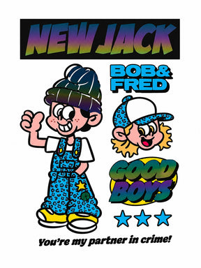 NEW JACK BOB&FRED リフレクター半袖Tシャツ(NJ262-2226)
