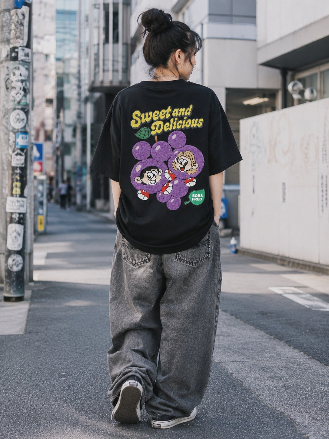 NEW JACK Grapes 相良刺繡 半袖Tシャツ(NJ262-2206)