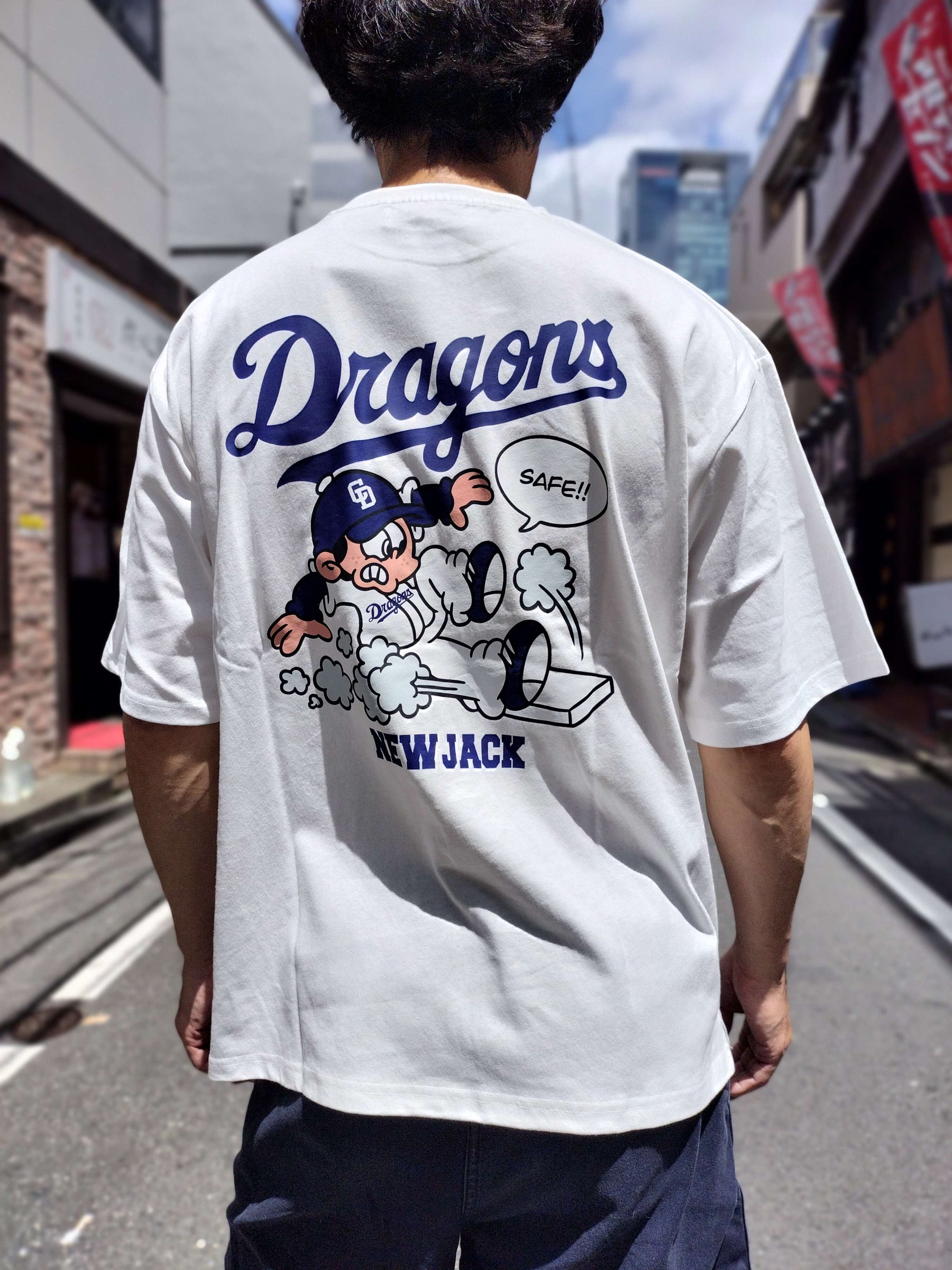 NEW JACK(ニュージャック)xDragons CollaborationTシャツ-A