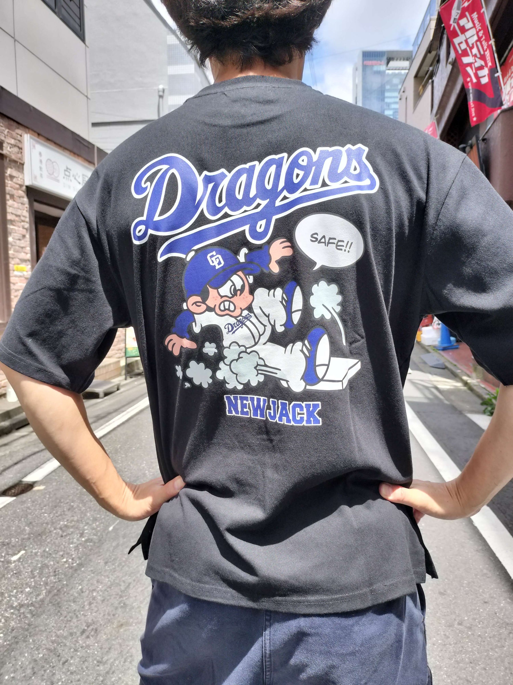 NEW JACK(ニュージャック)xDragons CollaborationTシャツ-A