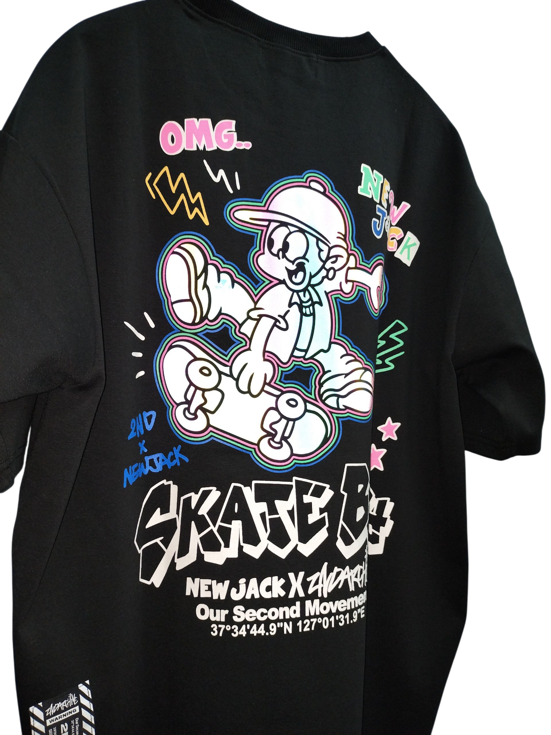 NEW JACK x 2ND ARCHIVE CollaborationTシャツ-SKATE BOY (2NDNJ-001)