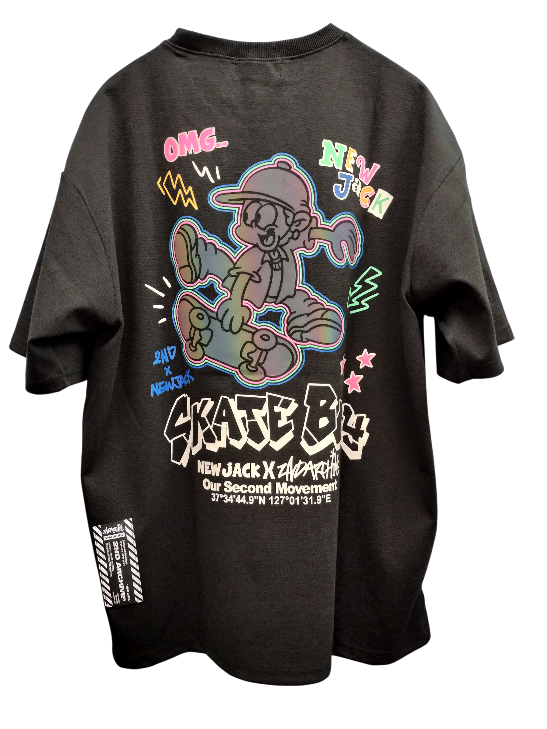 NEW JACK x 2ND ARCHIVE CollaborationTシャツ-SKATE BOY (2NDNJ-001)