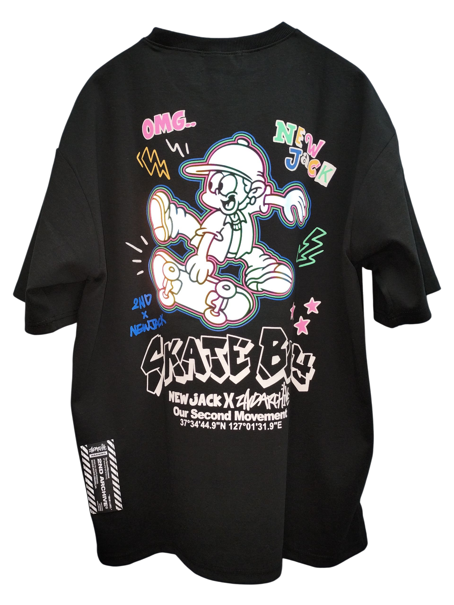 NEW JACK x 2ND ARCHIVE CollaborationTシャツ-SKATE BOY (2NDNJ-001)