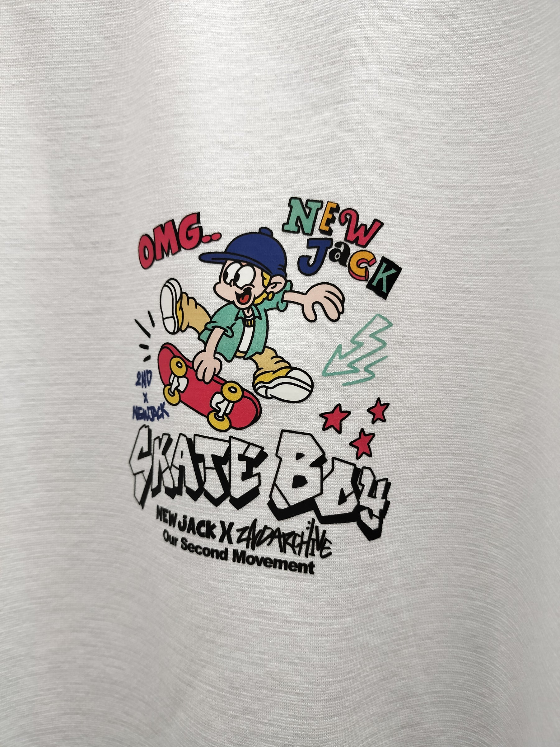 NEW JACK x 2ND ARCHIVE CollaborationTシャツ-SKATE BOY (2NDNJ-001)