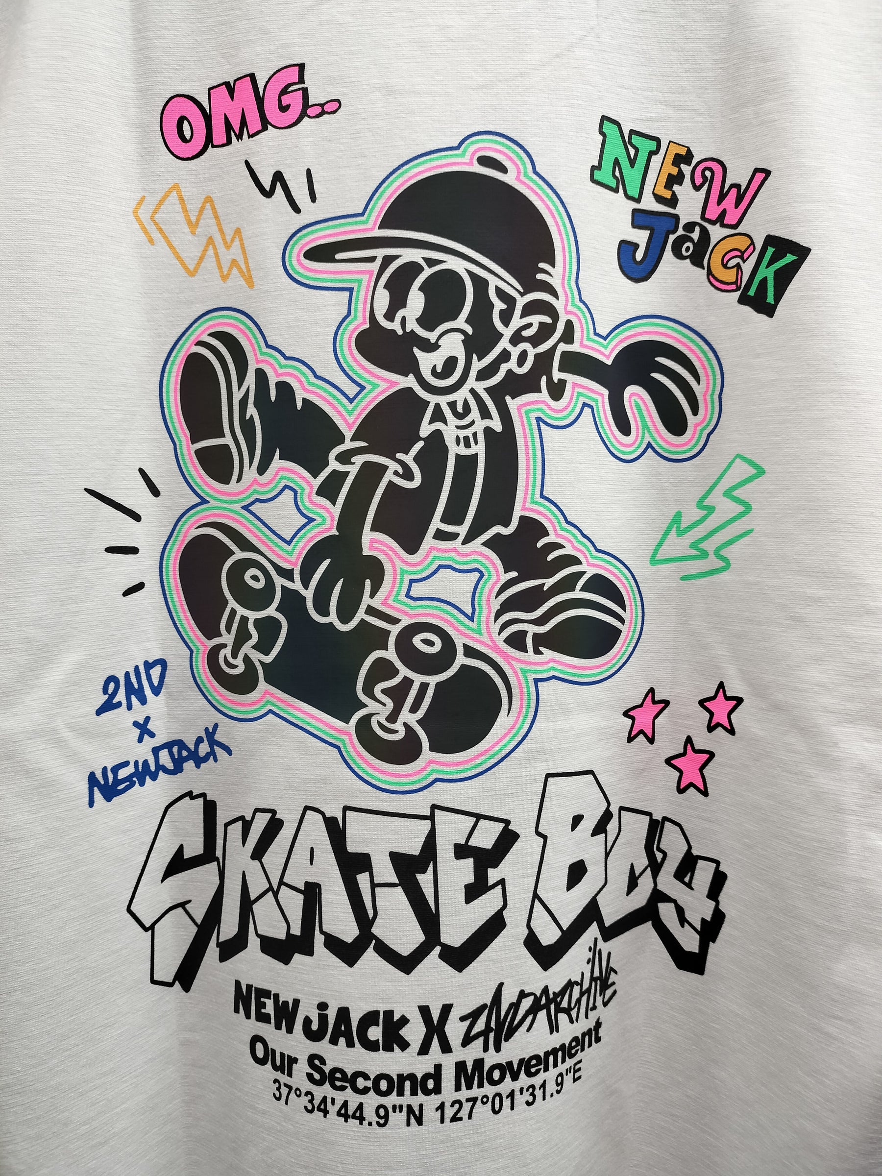 NEW JACK x 2ND ARCHIVE CollaborationTシャツ-SKATE BOY (2NDNJ-001)