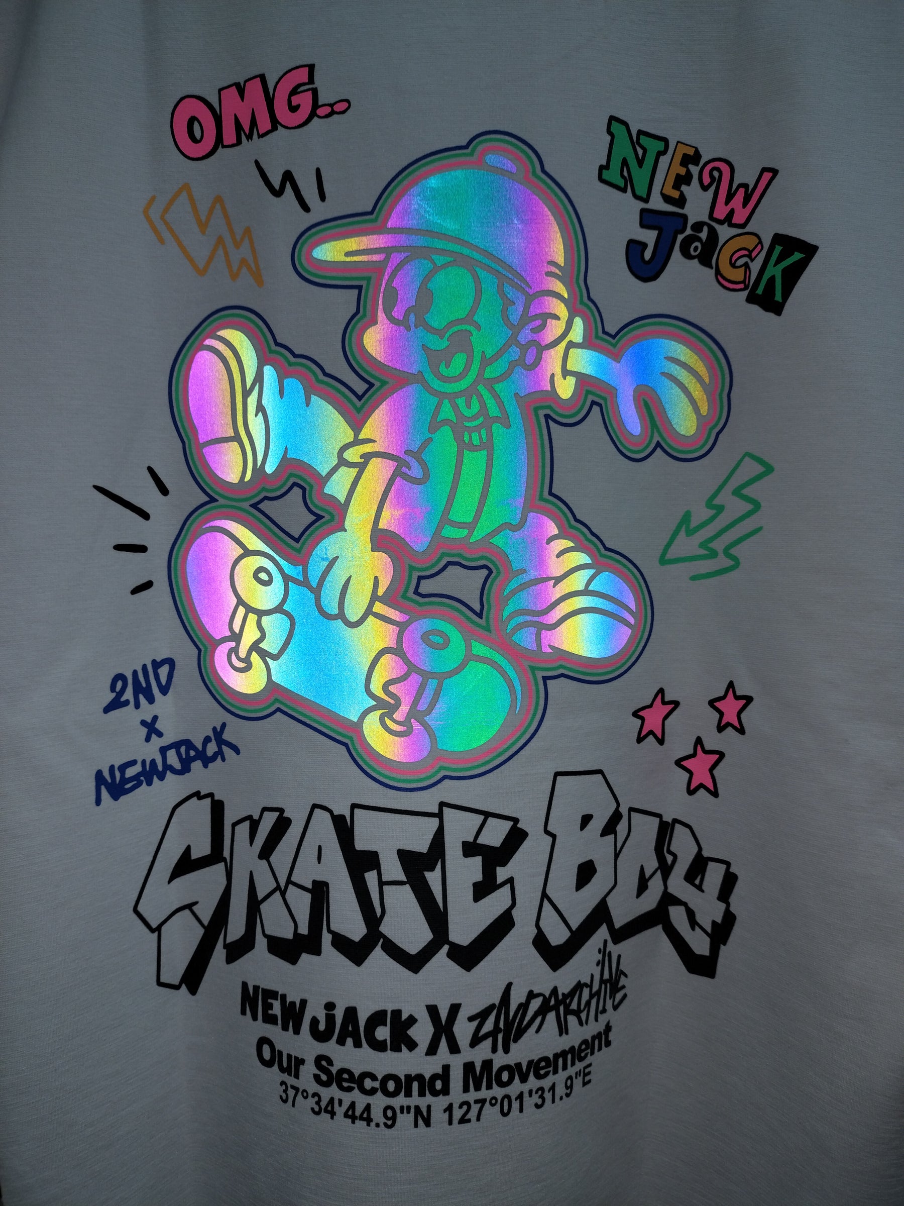 NEW JACK x 2ND ARCHIVE CollaborationTシャツ-SKATE BOY (2NDNJ-001)