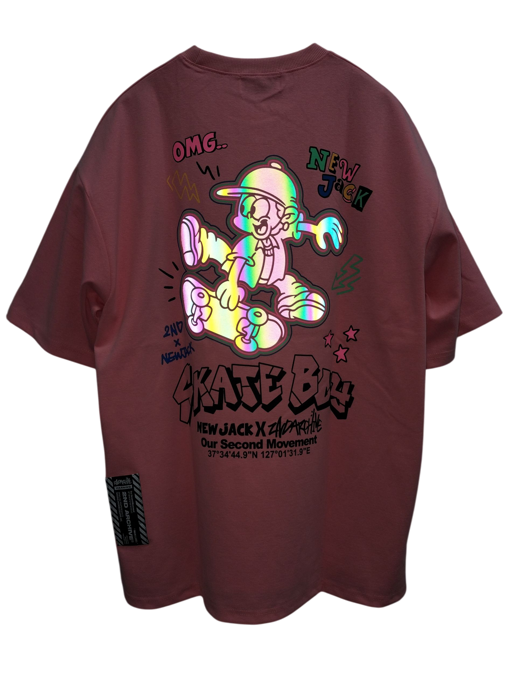 NEW JACK x 2ND ARCHIVE CollaborationTシャツ-SKATE BOY (2NDNJ-001)