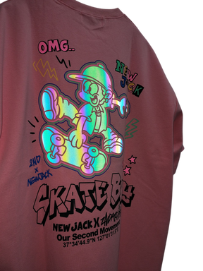 NEW JACK x 2ND ARCHIVE CollaborationTシャツ-SKATE BOY (2NDNJ-001)