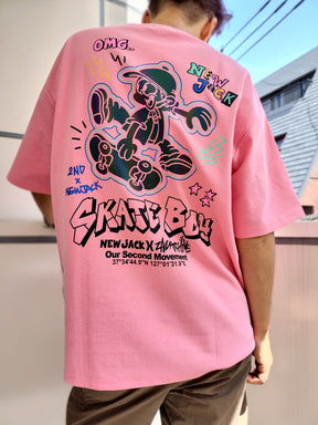 NEW JACK x 2ND ARCHIVE CollaborationTシャツ-SKATE BOY (2NDNJ-001)