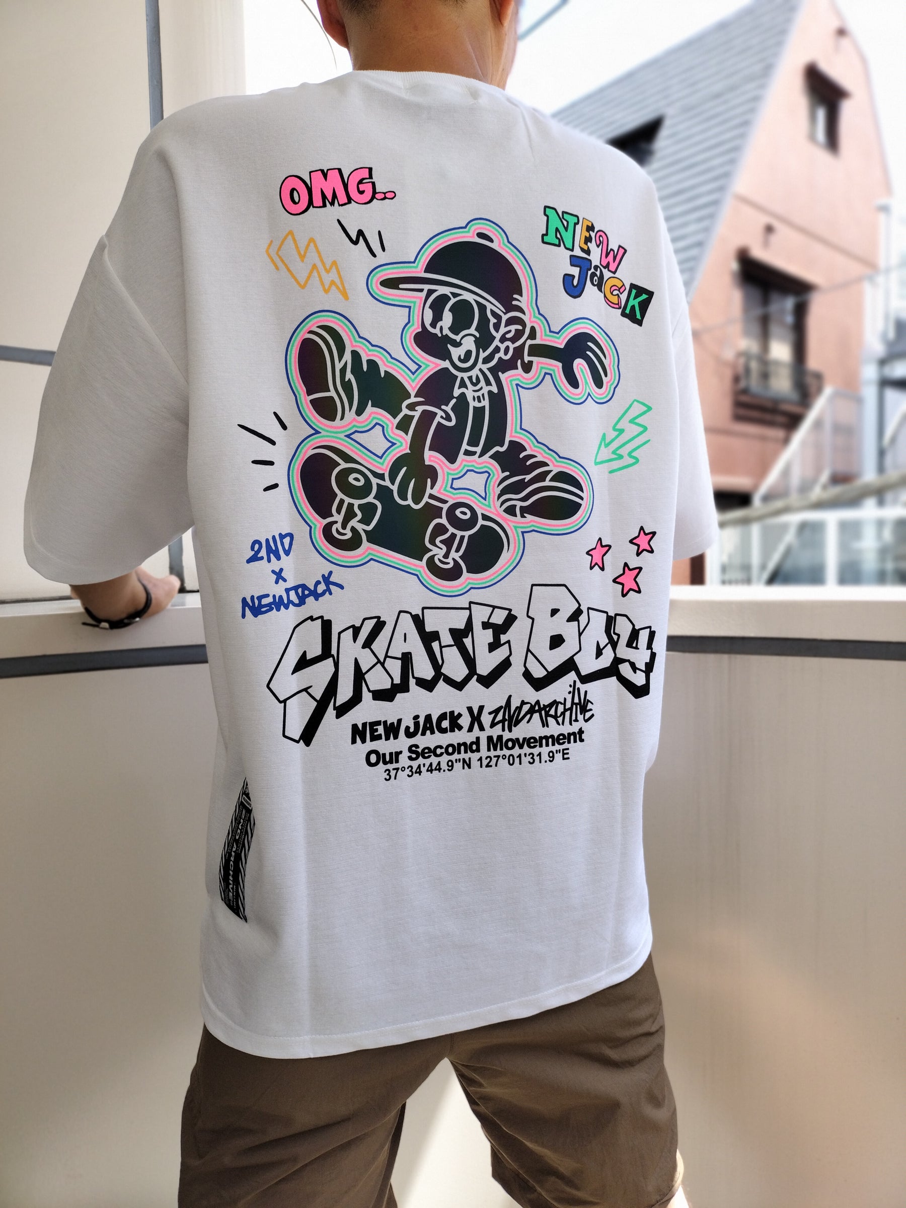 新品未使用　Y2K　ホッケーシャツ　グラデーション 69 y2kスポーティーユニフォームVネックTシャツ | ファッション通販