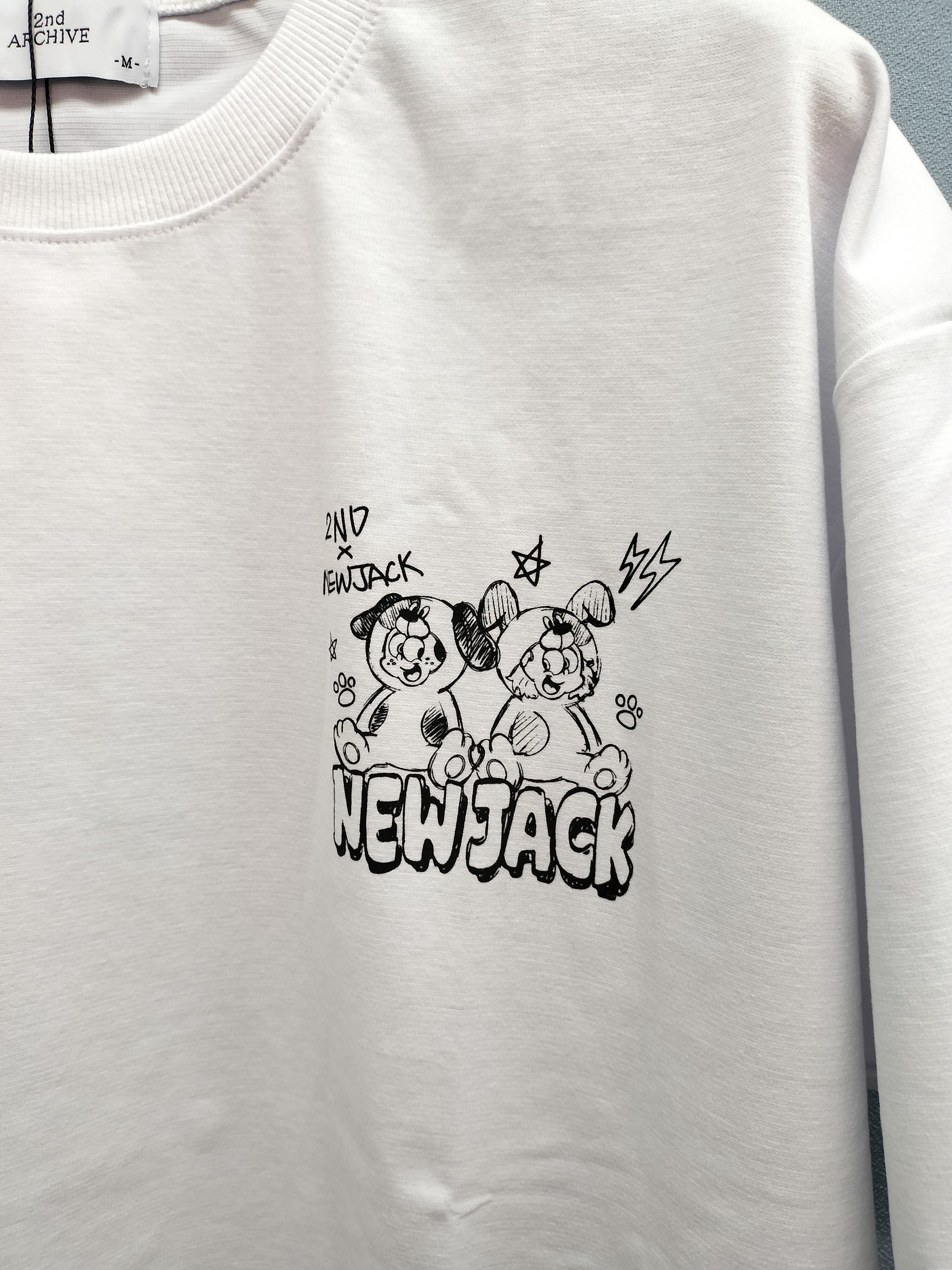 NEW JACK x 2ND ARCHIVE CollaborationTシャツ-CRAYON DOG (2NDNJ-002)
