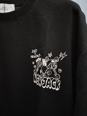 NEW JACK x 2ND ARCHIVE CollaborationTシャツ-CRAYON DOG (2NDNJ-002)