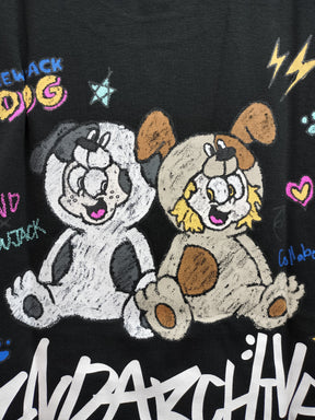 NEW JACK x 2ND ARCHIVE CollaborationTシャツ-CRAYON DOG (2NDNJ-002)