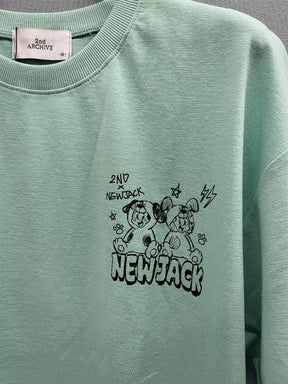 NEW JACK x 2ND ARCHIVE CollaborationTシャツ-CRAYON DOG (2NDNJ-002)