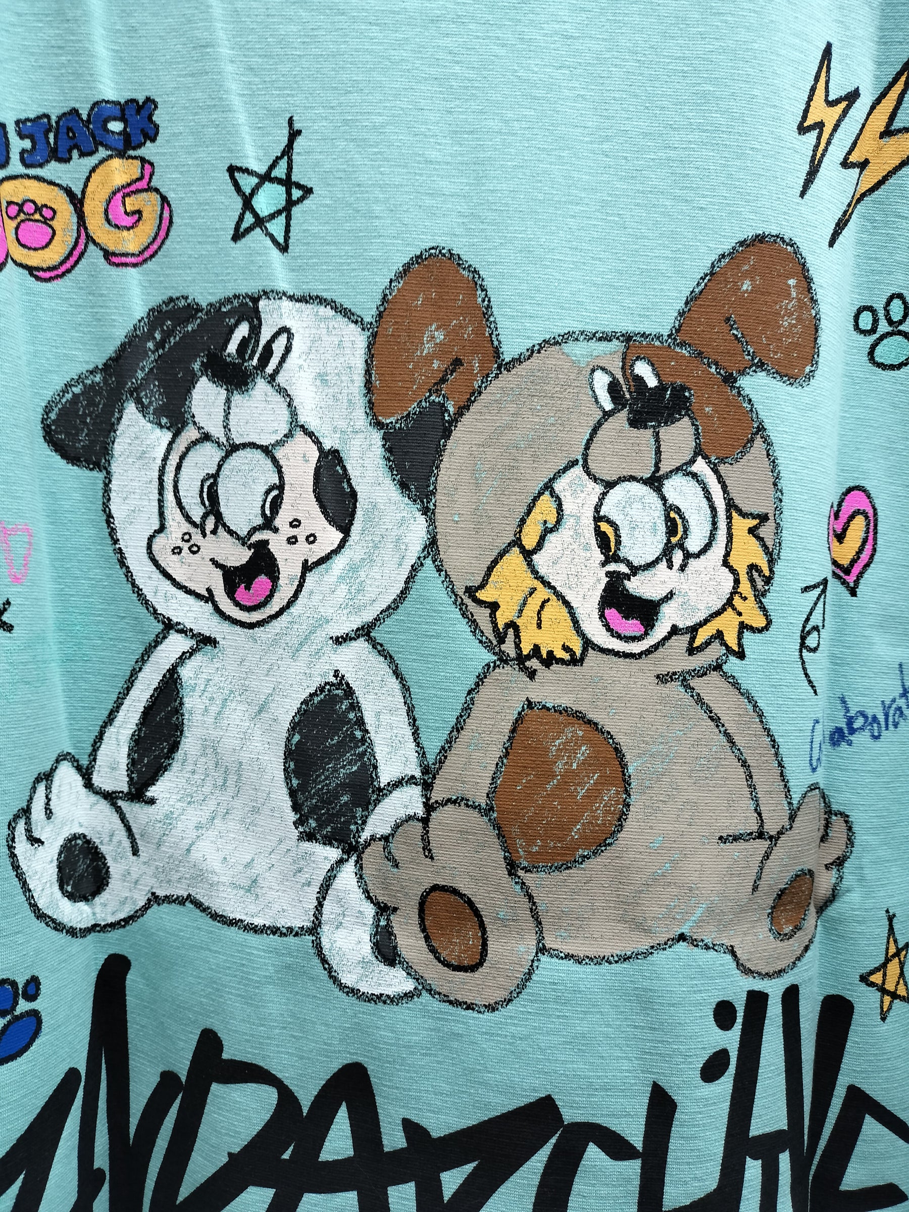NEW JACK x 2ND ARCHIVE CollaborationTシャツ-CRAYON DOG (2NDNJ-002)