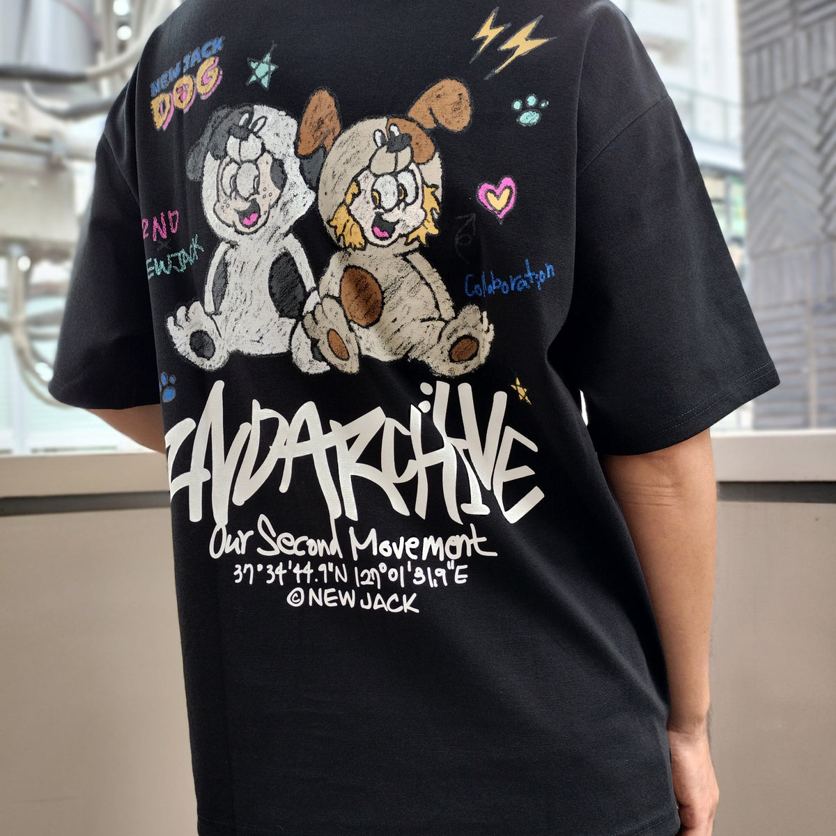Naoya☕️オリジナル【アートTシャツ】 2点セット NEW JACK(ニュージャック)x2ND ARCHIVE CollaborationTシャツ-CRAYON