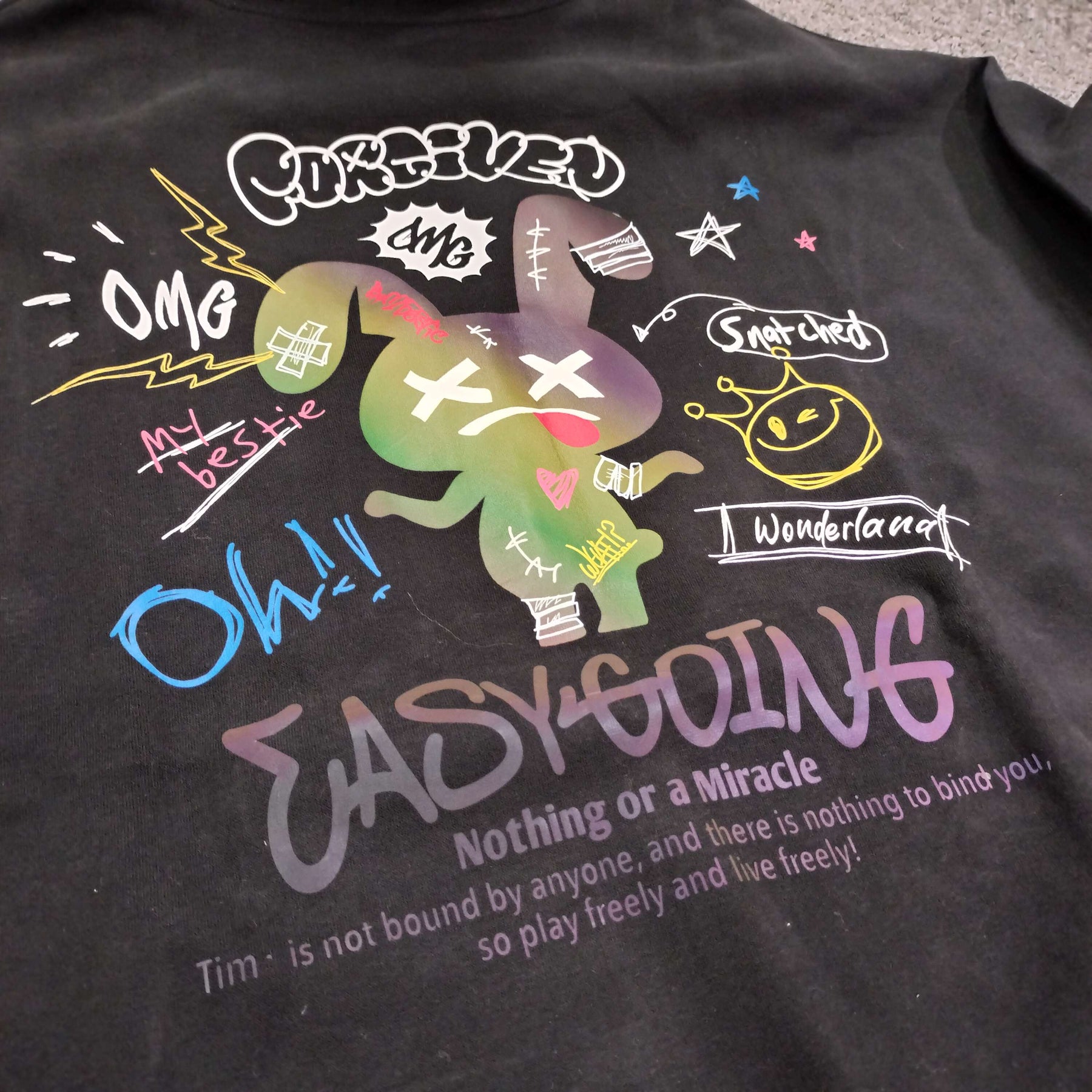 ATC ラビットリフレクタープリントプルパーカー（253-2726）