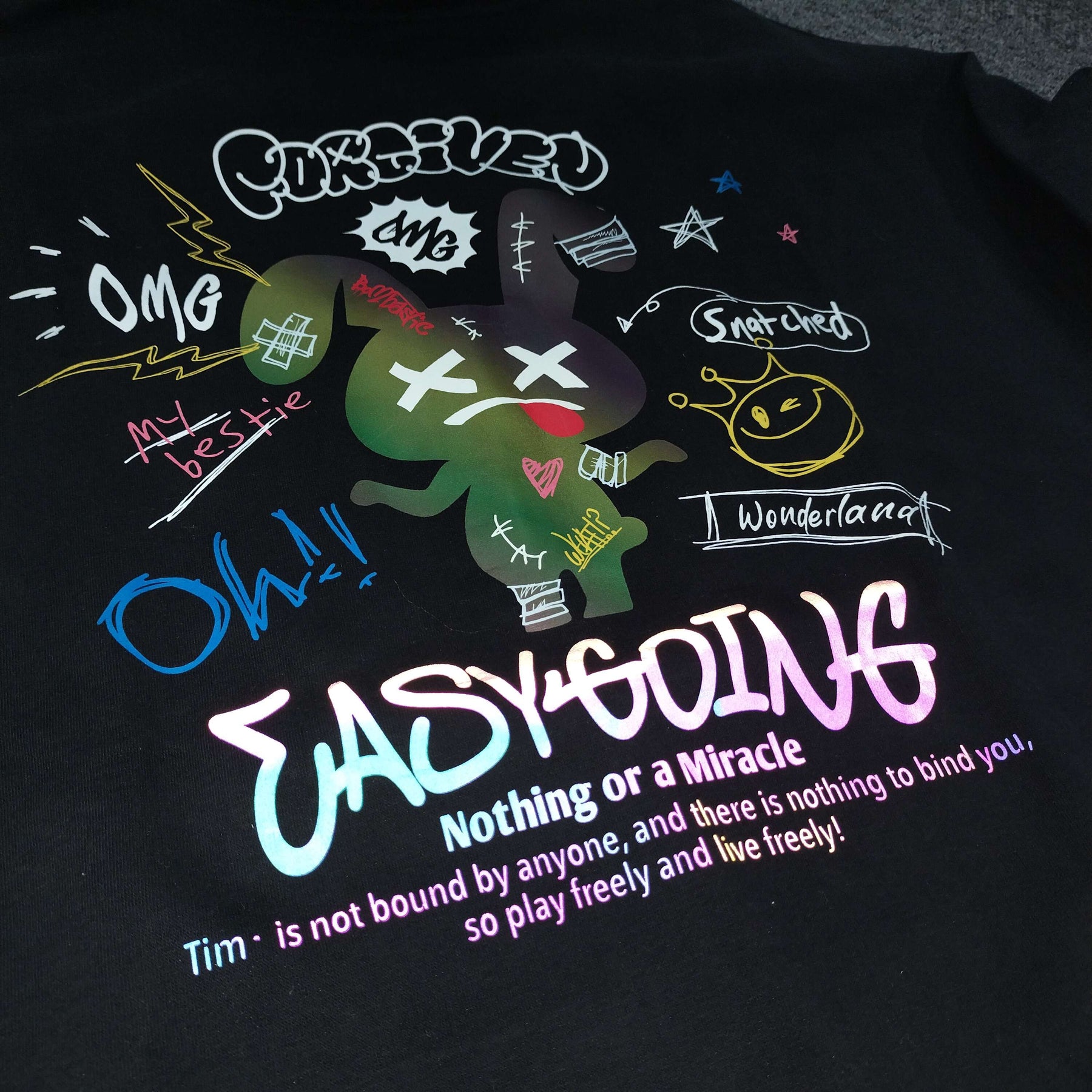 ATC ラビットリフレクタープリントプルパーカー（253-2726）