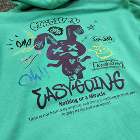 ATC ラビットリフレクタープリントプルパーカー（253-2726）