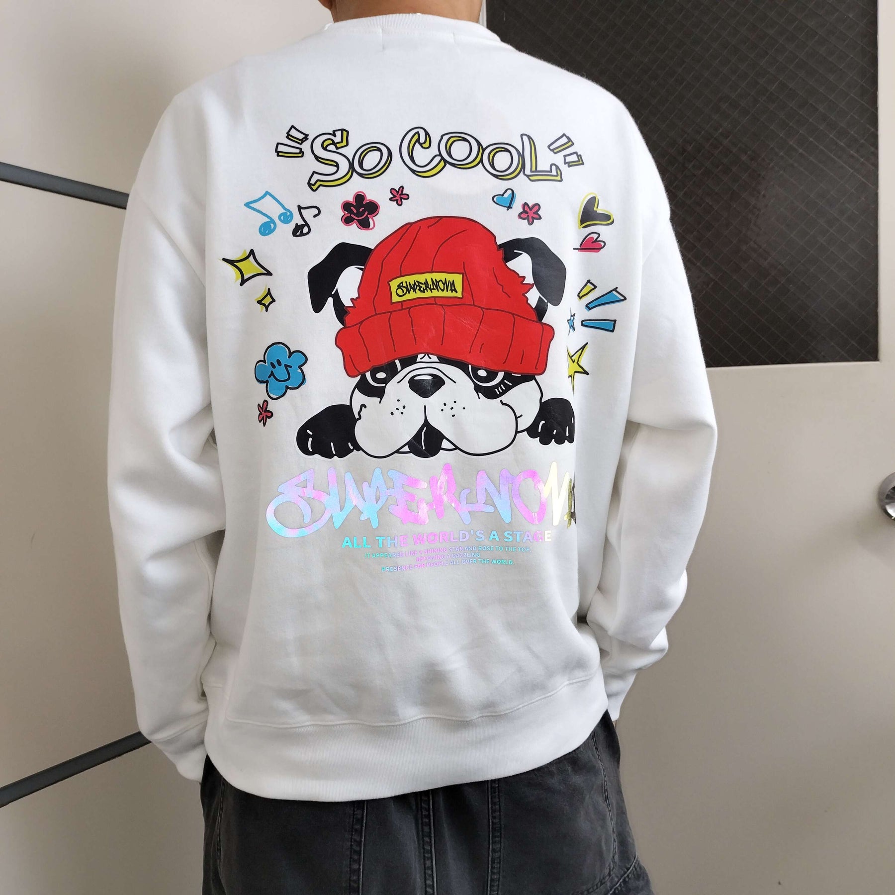 ATC ブルドックリフレクタープリントトレーナー（253-2706）